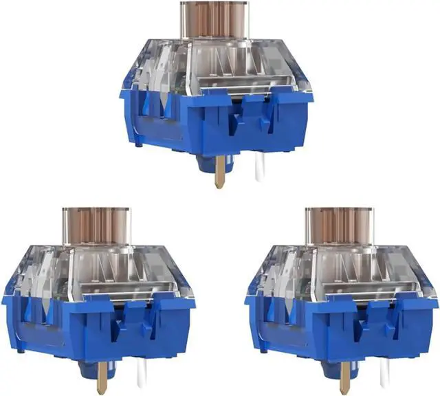 Main image of Silent Tactile Switches,Kailh Box Deep-Sea Silent Whale Switches for Mechanical Keyboard,3-Pin 45gf Tactile/Dustproof/Long Life SwitchesSilent Whale,36Pcs