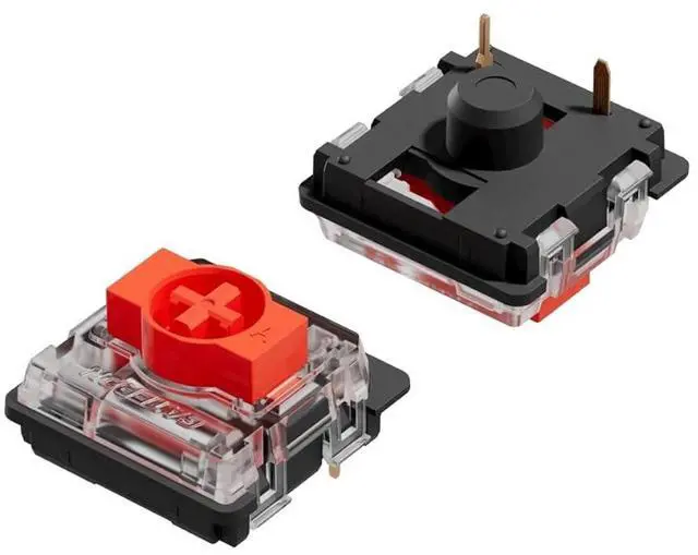 Main image of Gateron ks-27 Low Profile Key Switches for Mechanical Gaming Keyboards | Plate Mounted (Gateron Red, 90 Pcs)