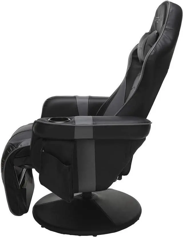 Alt view image 6 of 7 - RESPAWN 900 Racing Style Gaming Recliner, Reclining Gaming Chair, in Gray RSP 900 GRY
