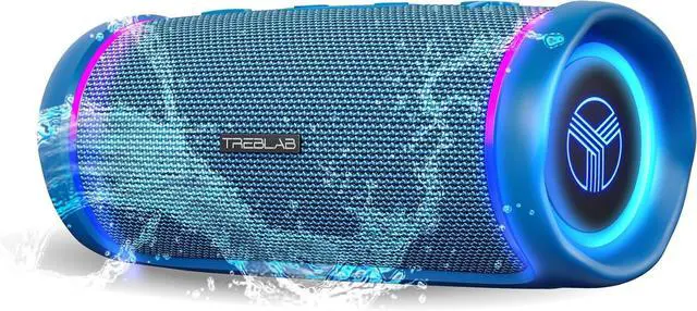 Main image of TREBLAB HD77 - Portable Bluetooth Speaker - Powerful 360° Sound, 30W Audio with Impactful Bass, 20H Battery, IPX6 Waterproof, Shockproof, TWS Stereo, Speaker Bluetooth Wireless for Outdoor, Beach Pool