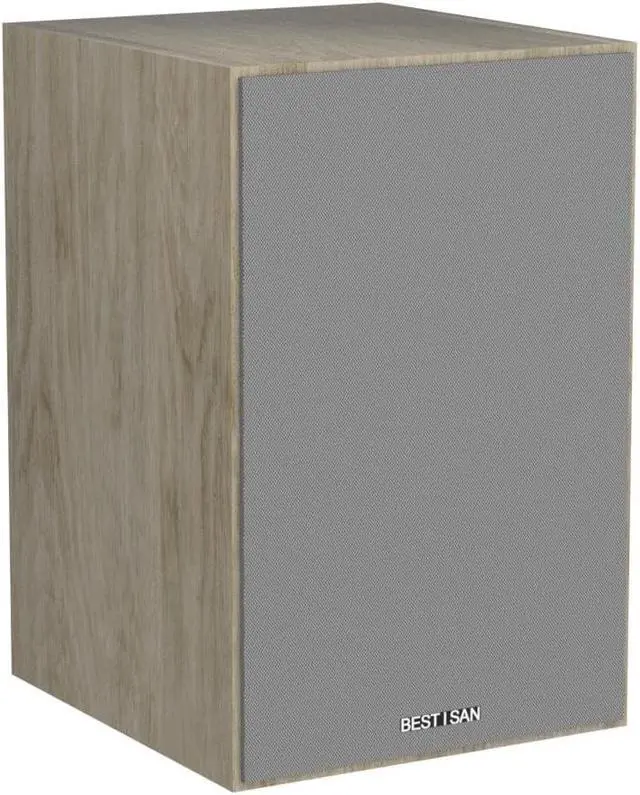 Alt view image 4 of 7 - BESTISAN Bookshelf Speakers, Powered Bluetooth Speakers with RCA Input and Sub Output, Wireless Bluetooth Speakers with 4 Inch Woofer, Wood Grain