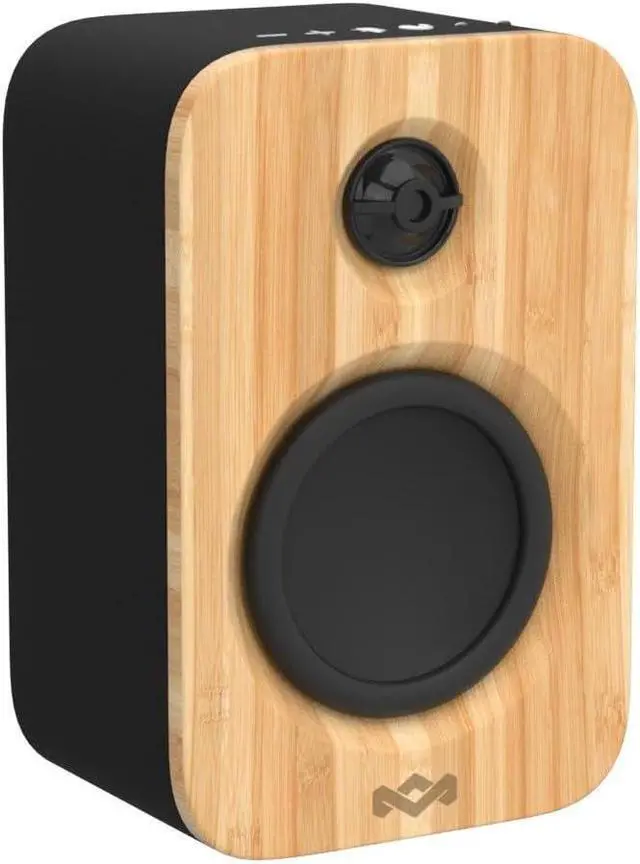 Alt view image 4 of 7 - House of Marley Get Together Duo, Powerful Bookshelf Speakers with Wireless Bluetooth Connectivity and Sustainable Materials