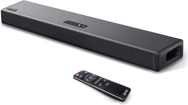 Main image of OXS S3 Sound Bars for TV, Home Theater Audio with Dynamic Bass, 3D Surround Sound System TV Sound Bar, TV Speakers, Bluetooth 5.0/Aux/Optical/Coaxial, 80-Watt, 3Eqs, Wall Mountable, Black