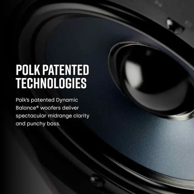 Alt view image 6 of 7 - Polk Audio RC65i 2-Way in-Wall 6.5" Speakers (Pair), Ideal for Damp and Humid Indoor/Outdoor Placement, (White, Paintable Grille)