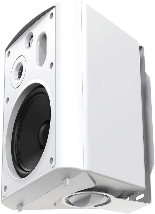 Alt view image 4 of 4 - OSD 6.5" Outdoor Patio Speaker Pair 150W, 3-Way, IP54 Weather Resistant, White AP640