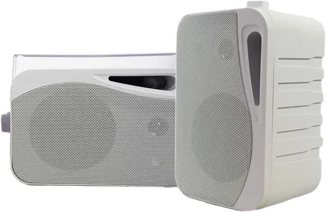 Main image of Rockville HP4S Pair 360W 4" Outdoor/Indoor Speakers 4 Ohm, Weather-Resistant, Swivel Brackets, 4" Woofer + 1/2" Tweeter, for Home Theater and Patio