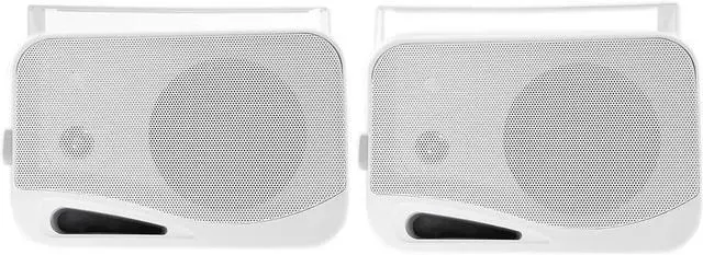 Alt view image 3 of 6 - Rockville HP4S Pair 360W 4" Outdoor/Indoor Speakers 4 Ohm, Weather-Resistant, Swivel Brackets, 4" Woofer + 1/2" Tweeter, for Home Theater and Patio