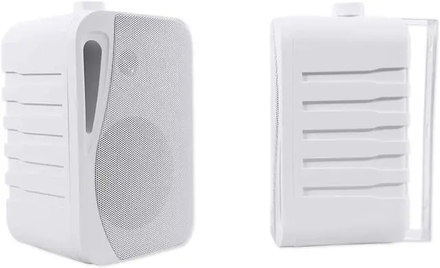 Alt view image 5 of 6 - Rockville HP4S Pair 360W 4" Outdoor/Indoor Speakers 4 Ohm, Weather-Resistant, Swivel Brackets, 4" Woofer + 1/2" Tweeter, for Home Theater and Patio