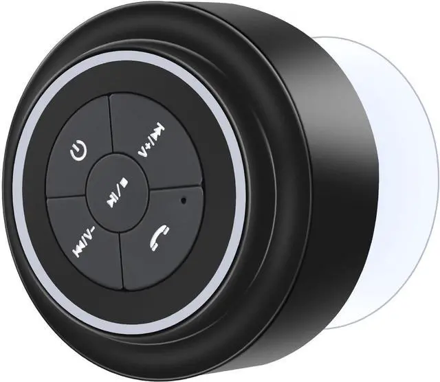 Main image of Mini Bluetooth Shower Speaker with Suction Cup, Wireless Shower Speaker Bluetooth Waterproof, IP67 Floating Waterproof Bathroom Speaker, Ideal Gifts for Men Women Kids
