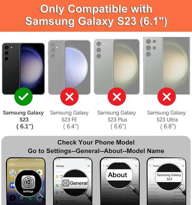 Alt view image 2 of 7 - iCoverCase Compatible with Samsung Galaxy S23 Case with Card Holder, S23 Wallet Case for Women Men [RFID Blocking] PU Leather Protective Phone Case for S23 5G (Black Leopard)