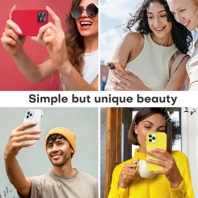 Alt view image 2 of 7 - LOVE 3000 Compatible with iPhone 12 Pro Max Phone Case | Thickening Liquid Silicone | Anti-Scratch Microfiber Lining | Full-Body Duty Heavy Protection Case for iPhone 12 Pro Max Women Girls, White