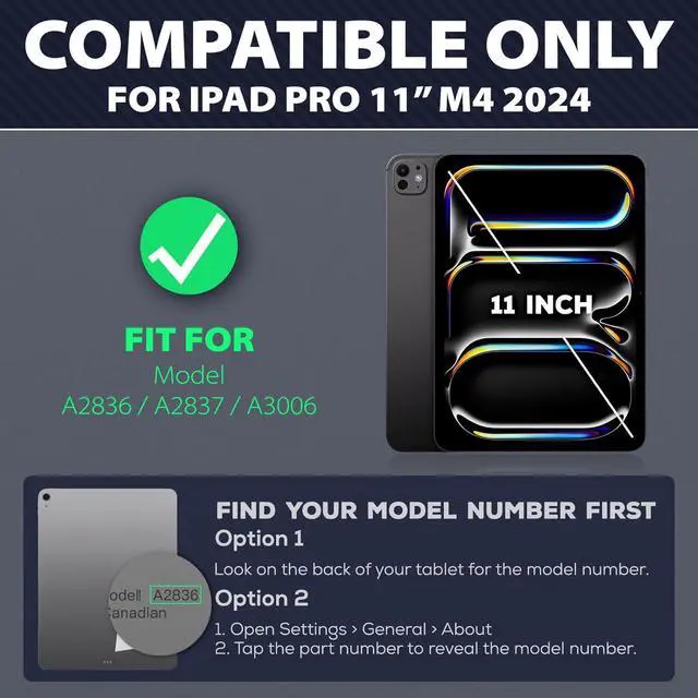 Alt view image 5 of 7 - for ipad pro 11 inch case M4 2024, Shockproof Protective Cover,360° Rotating Handle Stand,Adjustable Shoulder Strap& Pencil Holder, Black