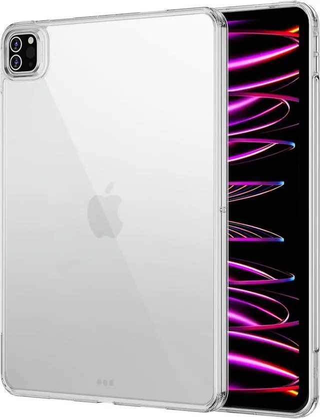 Main image of ESR for iPad Pro 12.9 Case, 12.9 inch iPad Pro case (2022/2021, 6th/5th Generation), Thin and Lightweight, Yellowing Resistant, Hard Back, Supports Pencil 2, Classic Series, Clear