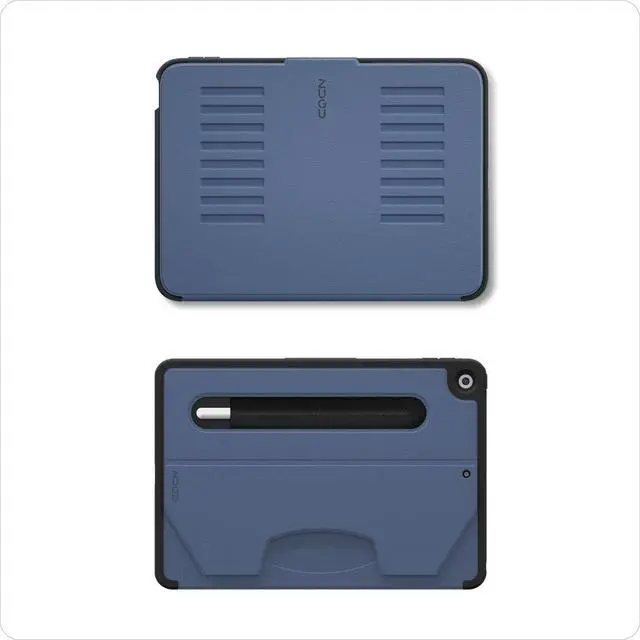 Alt view image 6 of 7 - ZUGU CASE for 10.2 Inch iPad 7th / 8th / 9th Generation Case (2021/2020/2019), Protective, Thin, Sleek Design, Magnetic Stand, Sleep/Wake Cover, Magnetic Cover, Black