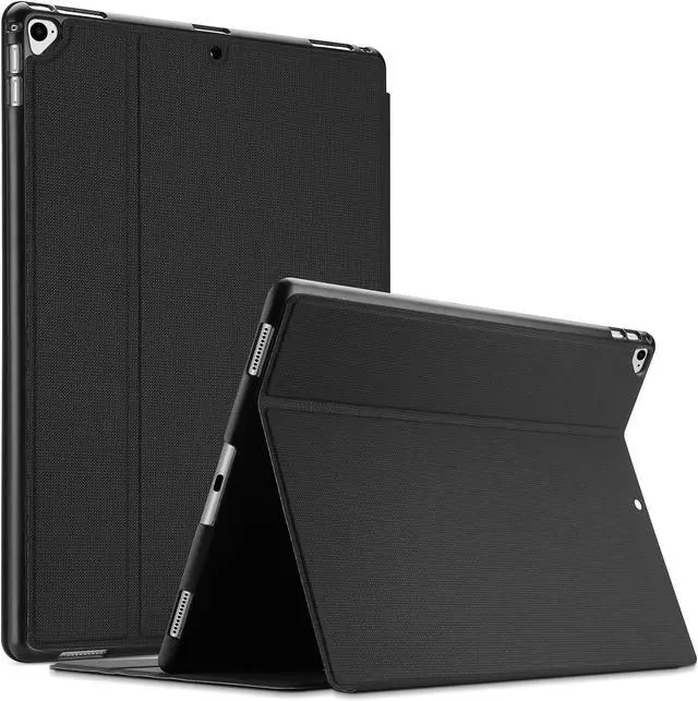 Main image of ProCase Cover for iPad Pro 12.9 2017/2015 (Old Model, 2nd & 1st Gen), Slim Stand Protective Folio Case Smart Cover for iPad Pro 12.9 Inch 2nd Gen 2017 / iPad Pro 12.9 Inch 1st Gen 2015 -Black