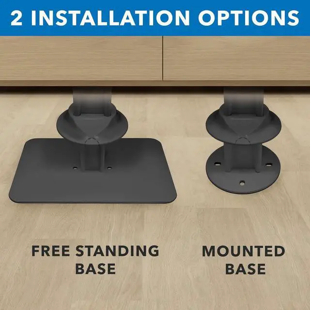 Alt view image 7 of 7 - Mount-It! Anti-Theft Floor Stand Compatible with iPad, Contact-Less Kiosk with Universal Enclosure for iPads, Adjustable Locking Secure Tablet Mount for iPad Gen 7 to 10, Pro, Air, Black