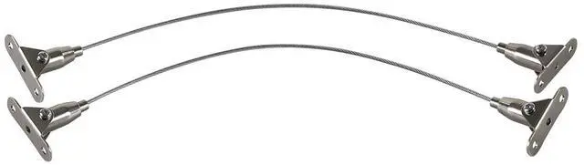 Main image of Mount-It! Furniture Anti-Tip Anchor - Steel Child Safety Straps | Secure Wall Anchors for Bookshelf, Dresser, Cabinet, Earthquake Protection for Babies and Pets, 2 Pack, Hardware Included