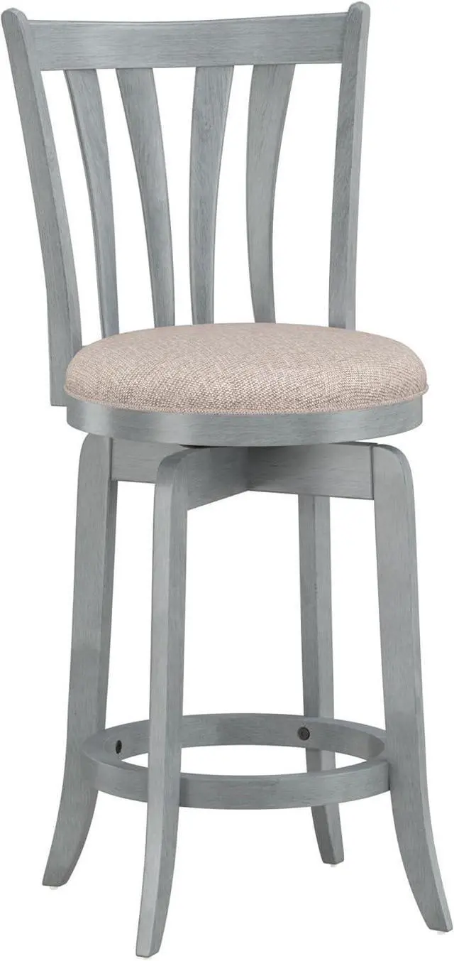 Main image of Hillsdale Furniture Hillsdale Savana Swivel Counter Stool, Blue