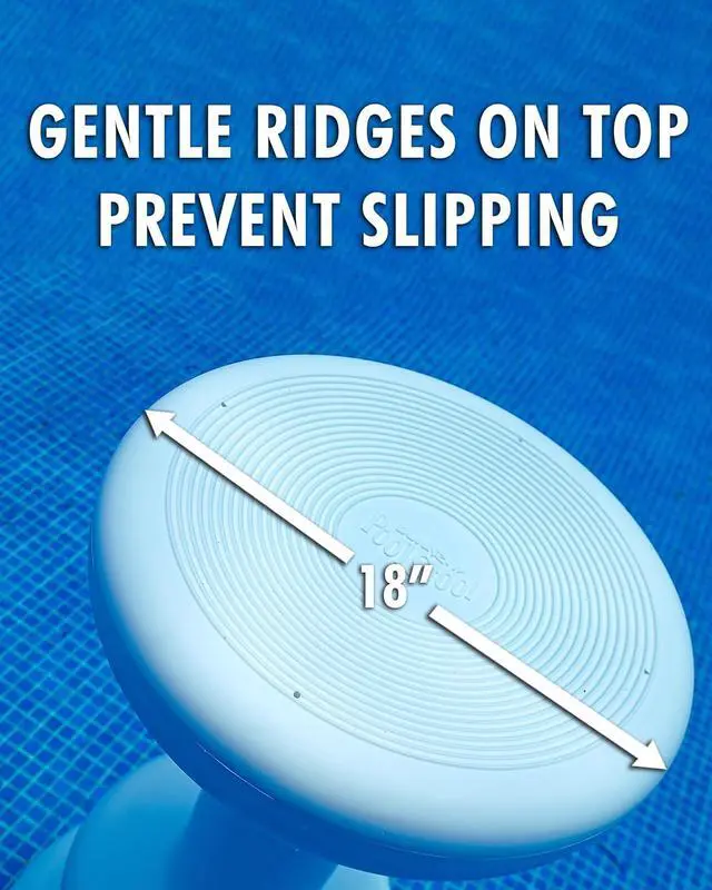 Alt view image 7 of 7 - DUNNRITE Products Made in USA Submersible Swim Up Pool Stools for Underwater Use, Bar Stool for Inside Pool and Patio Deck Seating with Foot Rest, 30 Inch (1 Stool)