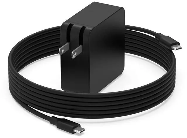 Main image of Superer 65W AC Charger Fit for Samsung Galaxy Book Flex Ion 15.6 13.3 NP950QCG NP930QCG NP950XCJ NP930XCJ K01US K02US W18-065N1E, Fit for Galaxy Book NP750TDA-XD2US Fit for Chromebook XE930QCA Laptop