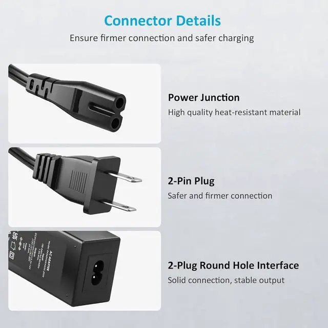Alt view image 4 of 6 - Zolt 65W 16Tips Universal Laptop Charger Power Supply AC Adapter for HP Lenovo Dell Asus Acer Samsung LG IBM Google Toshiba Sony Fujitsu Gateway Notebook Ultrabook Fast Chromebook Charger Cord