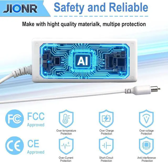 Alt view image 2 of 7 - New 65W Ac Adapter Laptop Charger Compatible with Apple Powerbook iBookG4 iBook G4 Series A1021 M4328 M8943