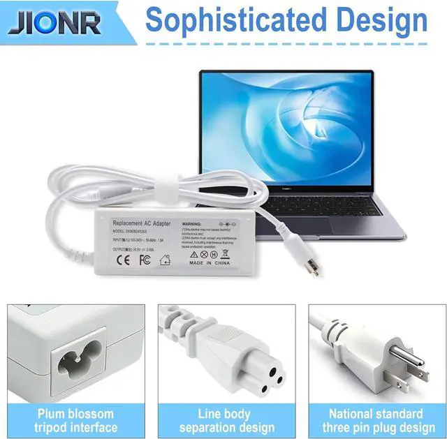 Alt view image 3 of 7 - New 65W Ac Adapter Laptop Charger Compatible with Apple Powerbook iBookG4 iBook G4 Series A1021 M4328 M8943