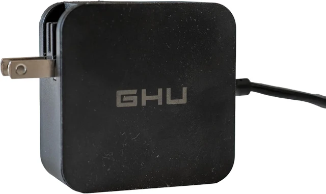 Alt view image 6 of 6 - GHU Premium 65W USB-C Fast Charger (Black) - Optimized for Dell XPS Series: 13, 12, 14 - Efficient & Sleek Power Adapter