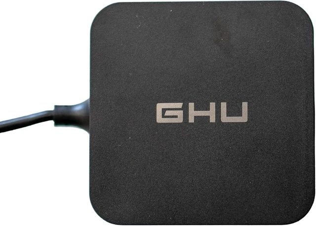Alt view image 2 of 6 - GHU Premium 65W USB-C Fast Charger (Black) - Optimized for Dell XPS Series: 13, 12, 14 - Efficient & Sleek Power Adapter