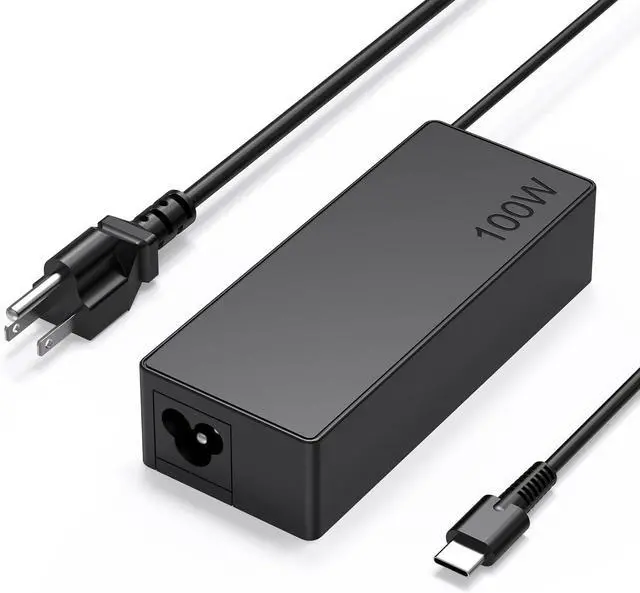 Main image of USB C Laptop Charger - 100W USB C Charger, Fast Charging for Lenovo, ThinkPad, HP, Asus, Acer, MacBook, MSI, Dell Computer Tablet Chargers Adapters Type C Power Cord Compatible with 90W 65W 45W PD 3.0