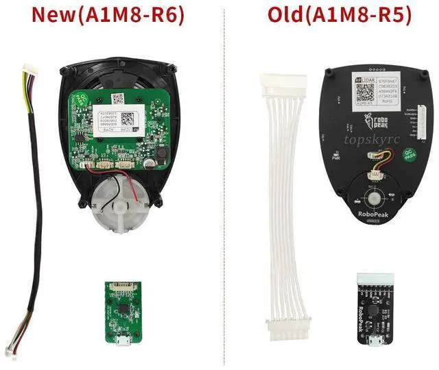 Alt view image 3 of 7 - RPLIDAR A1M8 2D 360 Degree | 12 Meters Scanning Radius LIDAR Sensor Scanner for Obstacle Avoidance and Navigation of Robots