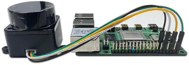 Alt view image 3 of 5 - FHL-LD19 360 Degree 2D Lidar Distance Sensor Kit, 10Hz Scan Rate and 12m Distance Lidar Scanner Module for Smart Obstacle/Robot/Maker Education Indoor/Outdoor