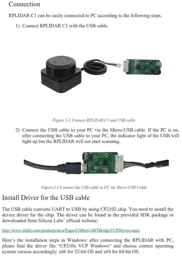 Alt view image 6 of 7 - RPLIDAR C1 360 Degree 2D Lidar Sensor | 12 Meters Scanning Radius Ranging Module Kit, Robot LIDAR Sensor Scanner for Obstacle Avoidance and Navigation of Robots