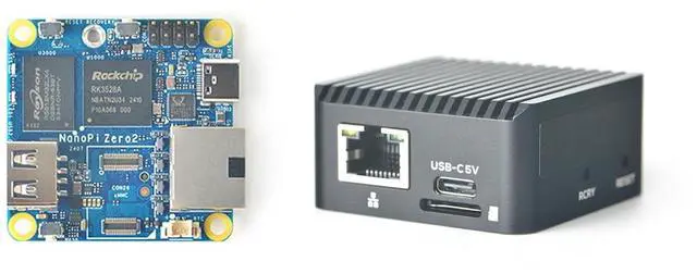 Alt view image 6 of 7 - NanoPi Zero2 Super Tiny Fast GigE Single Board Computer, 1GB/2GB LPDDR4X RAM Rockchip RK3528A SoC, Gigabit Ethernet Port for IoT Smart Home Gateway, Support FriendlyWrt Ubuntu (2GB RAM 32GB eMMC)