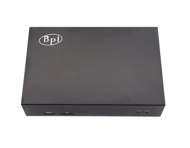 Alt view image 2 of 6 - Black Metal Case for Banana Pi BPI-R3 Wi-Fi 6 OpenSource Router Board (Only Case)