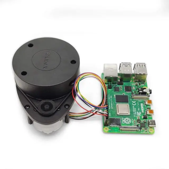 Alt view image 5 of 7 - RPLIDAR A1M8 360 Degree Lidar Sensors for Robot's Obstacle,Avoidance and Maker Education,12 Meters 2D Laser Range Scanner Kit