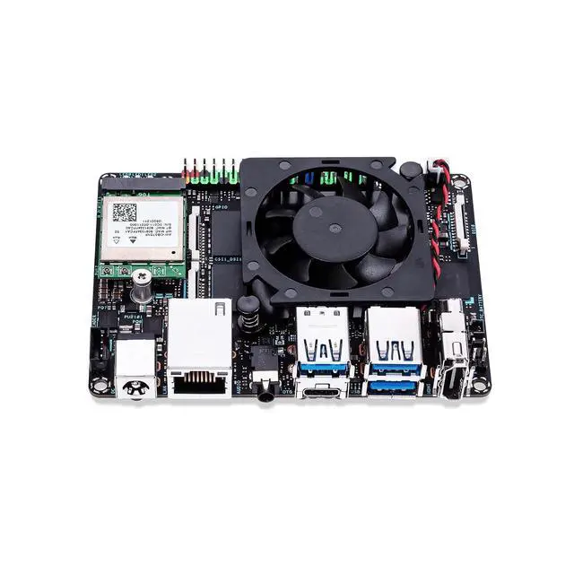 Alt view image 4 of 7 - Tinker Edge R RK3399Pro Single Board Computer with Edge TPU AI Accelerator and Dual Camera Interface Onboard 2GB RAM 1GB NPU RAM 16GB eMMC Storage for Edge Computing Support Tensorflow Lite/Caffe