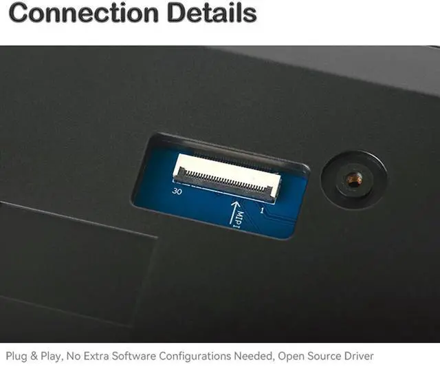 Alt view image 4 of 7 - FriendlyElec HD702M 7-inch IPS RGB LCD Screen - 800x1280 Pixels - MIPI Capacitive Touch Screen for NanoPi M5/NanoPC-T6 Computer Mini WiFi Router & Single Board Computer