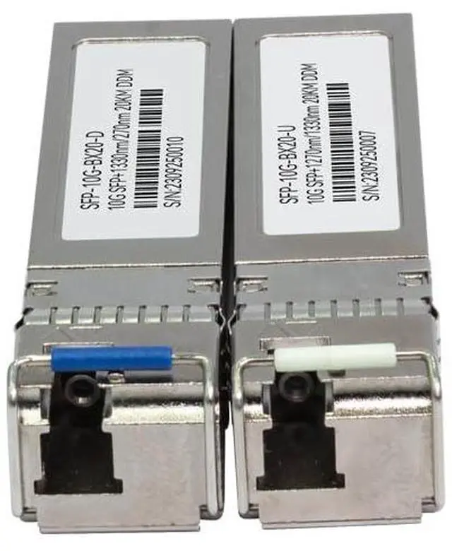 Alt view image 7 of 7 - 10G SFP+ Fibre Module for Banana Pi BPI-R4 OpenWRT Router Borad, 10G BX20 Module - 20KM Transmission, Up to 11.3Gbps Data Links, LC Connector, 2 Pack (10G SFP+ Fibre Module)