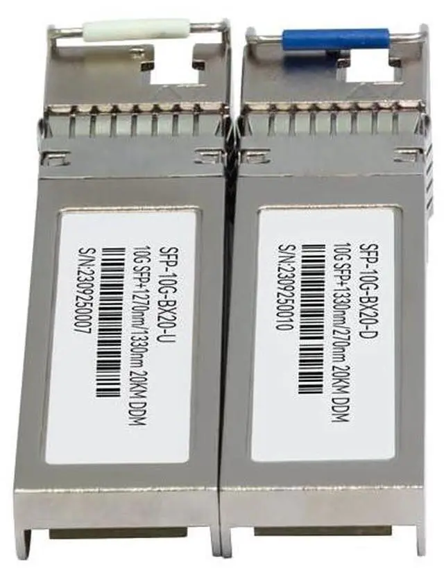 Alt view image 6 of 7 - 10G SFP+ Fibre Module for Banana Pi BPI-R4 OpenWRT Router Borad, 10G BX20 Module - 20KM Transmission, Up to 11.3Gbps Data Links, LC Connector, 2 Pack (10G SFP+ Fibre Module)