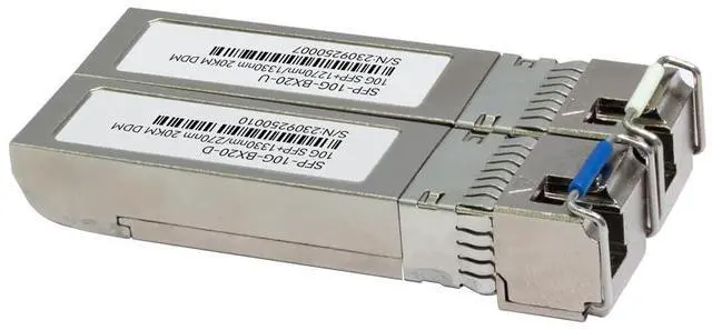 Alt view image 3 of 7 - 10G SFP+ Fibre Module for Banana Pi BPI-R4 OpenWRT Router Borad, 10G BX20 Module - 20KM Transmission, Up to 11.3Gbps Data Links, LC Connector, 2 Pack (10G SFP+ Fibre Module)