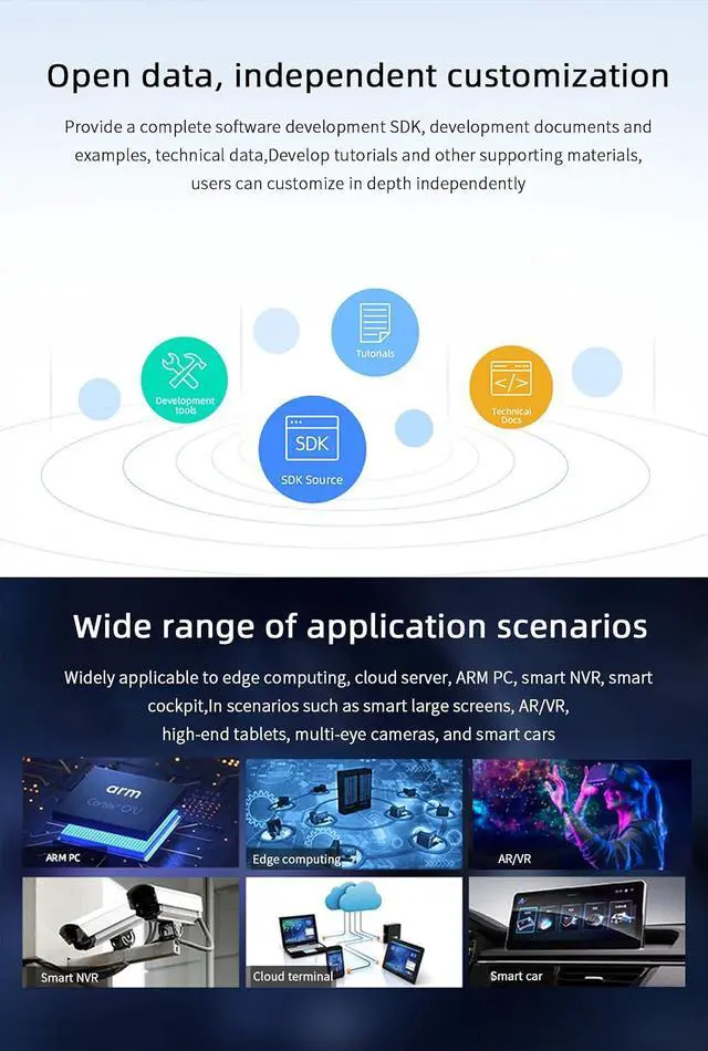 Alt view image 4 of 7 - YY3568 Open-Source Developer Kit Rockchip RK3568 Soc Support Android11.0, Debian10.0 and OpenHarmony OS, 64-bit AI Mainboard for Face Recognition Prototyping (Advanced Kit with WiFi 4GB RAM)
