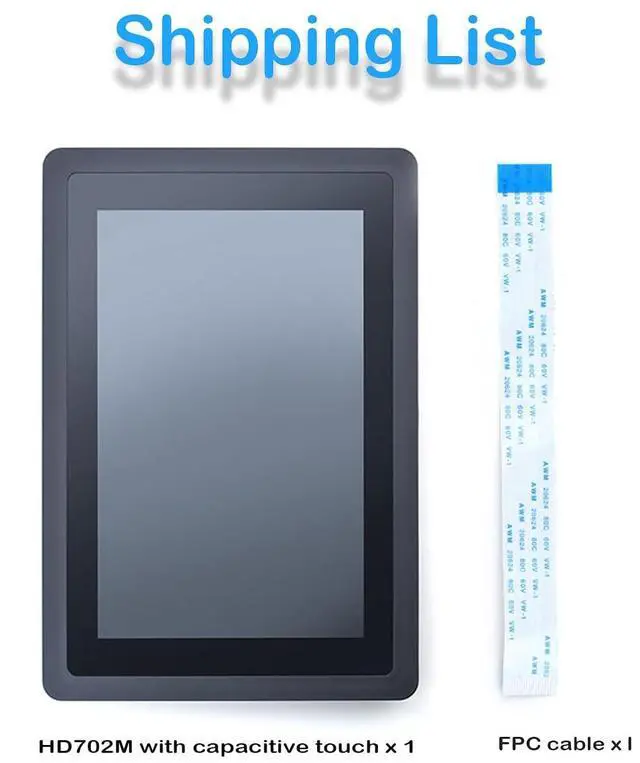 Alt view image 2 of 7 - FriendlyElec HD702M 7-inch IPS RGB LCD Screen - 800x1280 Pixels - MIPI Capacitive Touch Screen for NanoPi M5/NanoPC-T6 Computer Mini WiFi Router & Single Board Computer