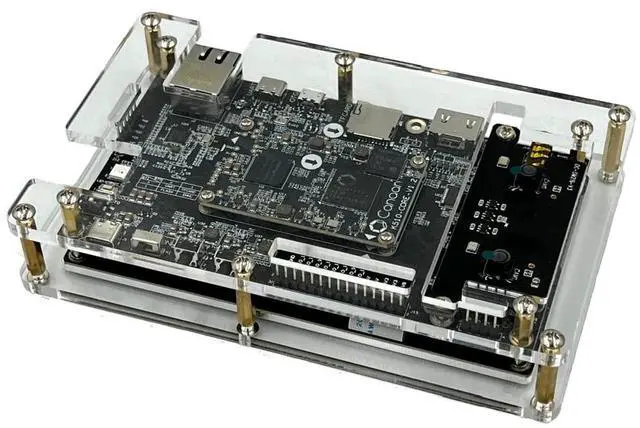 Main image of Kendryte K510 RISC-V Linux Development Board - 64bit RISC-V AI SoC 2.5TOPS NPU, 512MB LPDDR3 RAM 16GB eMMC, 100/1000M Gbe Ethernet for AI IoT Deep Learning, Support Linux Ubuntu Image