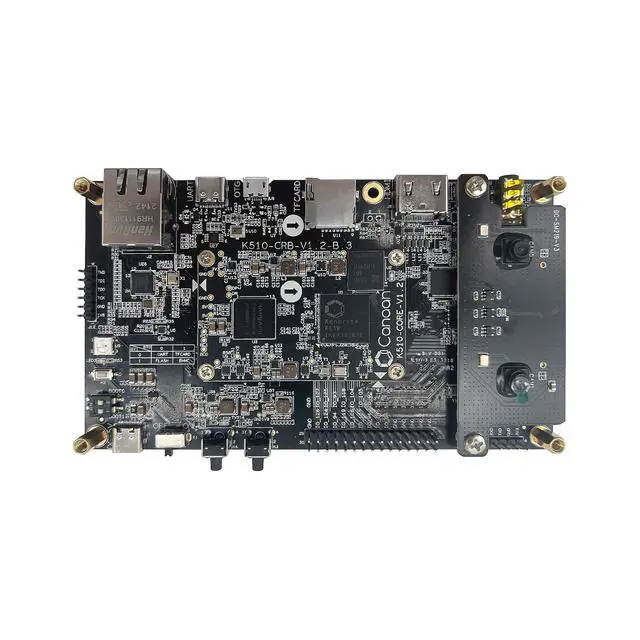 Alt view image 2 of 7 - Kendryte K510 RISC-V Linux Development Board - 64bit RISC-V AI SoC 2.5TOPS NPU, 512MB LPDDR3 RAM 16GB eMMC, 100/1000M Gbe Ethernet for AI IoT Deep Learning, Support Linux Ubuntu Image
