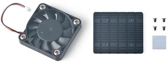 Main image of Black Cooling Fan for CM3588/CM3588 Plus NAS Kit NanoPC-T6 Router, Graphics Card Fans Adaptor Radiator for CM3588 Network Storage Module NAS Kit (CM3588 Fan Kit2)