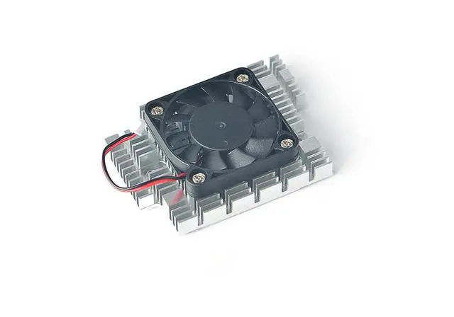 Alt view image 2 of 6 - Black Cooling Fan for CM3588/CM3588 Plus NAS Kit NanoPC-T6 Router, Graphics Card Fans Adaptor Radiator for CM3588 Network Storage Module NAS Kit (NanoPC-T6 Fan Kit)