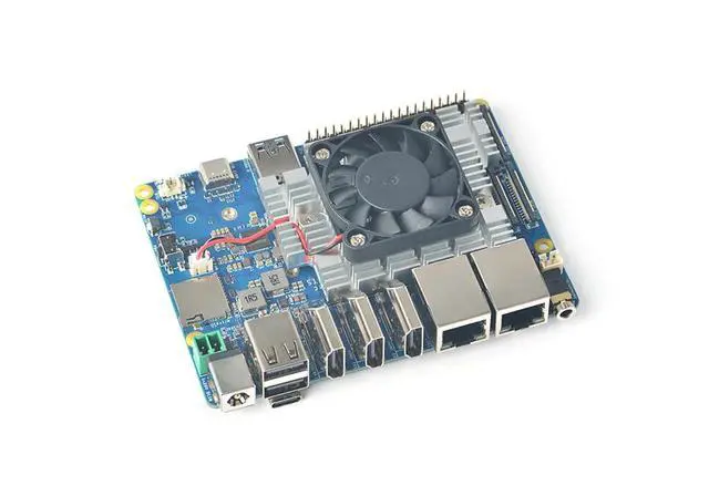 Alt view image 4 of 6 - Black Cooling Fan for CM3588/CM3588 Plus NAS Kit NanoPC-T6 Router, Graphics Card Fans Adaptor Radiator for CM3588 Network Storage Module NAS Kit (NanoPC-T6 Fan Kit)