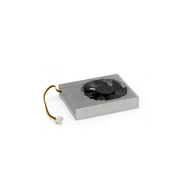 Alt view image 3 of 5 - Banana Pi Aluminum Fan Heatsink with 50mm Cooling Fan for BPI-R3 - CNC-Machined Alloy Active Cooling Solution for MT7986 WiFi6 Router