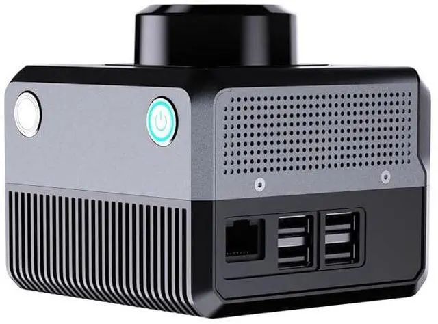 Alt view image 3 of 7 - Aurora 40m 2D Lidar Sensor, 3D 6DOF IMU Binocular Vision Sensor, Positioning Mapping ROS SLAM Lidar Scanner Rangefinder for AI Deep Learning Robots Obstacle Avoidance (Standard)